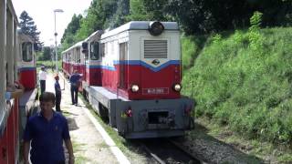 Gyermekvasút  la ferrovia dei bambini di Budapest  Agosto 2010 [upl. by Meid282]