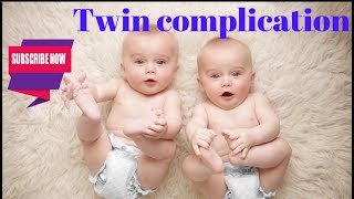 Monochorionic diamniotic twins complication  identical twins [upl. by Sukey]