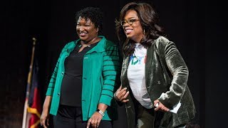 Watch Live Oprah Winfrey campaigns with Georgia Democrat Stacey Abrams [upl. by Alleyne]