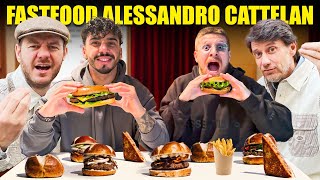 PROVIAMO IL FASTFOOD SEGRETO DI ALESSANDRO CATTELAN A MILANO  SINCERAMENTE SIAMO MOLTO PERPLESSI [upl. by Rianon90]