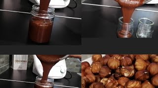 pâte à tartiné chocolat noisettes au Thermomix [upl. by Oirifrop46]