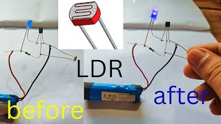 automatic light off on LDR use LDR project [upl. by Chris654]