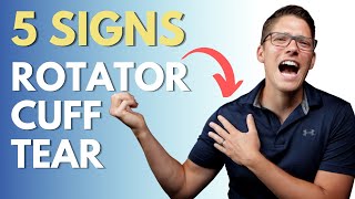 Top 5 Signs of a Rotator Cuff Tear [upl. by Nodnnarb]