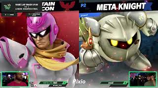 Game Lab Smash 148 Skill Captain Falcon  Hero Yusef Metaknight [upl. by Ailene]