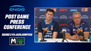 NBL24 Round 2 United v JackJumpers  PostMatch Media Conference [upl. by Atled276]