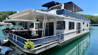 SOLD  2003 FunTime 16 x 70WB Houseboat on Norris Lake TN [upl. by Airbmat213]