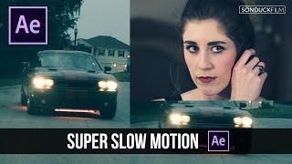 Twixtor Tutorial Create Super Slow Motion in After Effects [upl. by Enilesor]