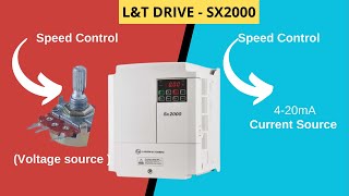 LampT SX2000 VFD 2 WIRE amp POTENTIOMETER PROGRAMME [upl. by Nnylg]