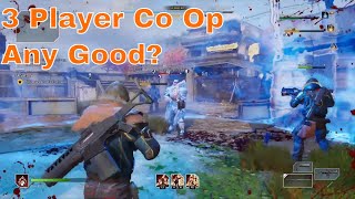 3 Player Online Co Op Gameplay Outriders Any Good PS4 Gameplay [upl. by Guglielma]