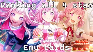 Ranking ALL Trained 4☆ Emu Cards Project Sekai [upl. by Snoddy340]