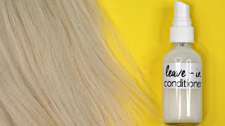 Homemade Leave  in Hair Conditioner [upl. by Etessil]