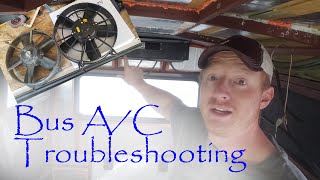 Skoolie Bus AC Troubleshooting  Blowing Cold Again [upl. by Minsat]