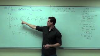 Calculus 1 Lecture 51 Finding Area Between Two Curves [upl. by Assirod]