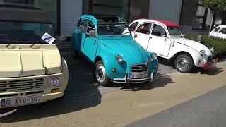 Citroen meeting  Plenty of Citroen 2CV At Zingem Belgium [upl. by Pickett893]