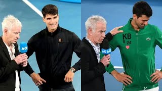 Novak Djokovic put on notice by John McEnroe after Carlos Alcaraz comment  Tennis News [upl. by Turmel]