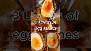 3 Levels of Runny Egg Dishes eggrecipe [upl. by Hollis516]