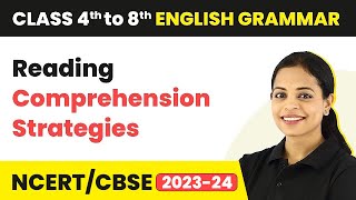 Reading Comprehension Strategies  Reading Comprehension Tips  Class 4  8 English Grammar [upl. by Ailecnarf349]