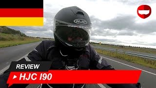 HJC I90 Review und Straßentest  Championhelmetscom [upl. by Evets738]