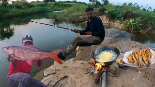 धम्माल फिशिंग आणि कूकिंगAmazing Fishing And Cooking आगळी वेगळी फिशिंगunique fishing technique [upl. by Eeliab]