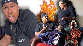 WORLDS HOTTEST HOT SAUCE PRANK ON HUSBAND IN HIS SLEEP🥵 [upl. by Iuq]