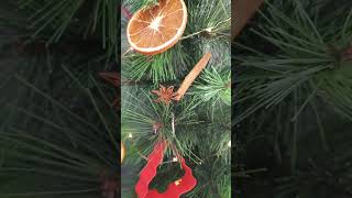 COMO DECORAR ARBOL DE NAVIDAD PARA LA COCINA CON NARANJAS SECAS shorts [upl. by Ennyroc]