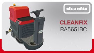 RA565 IBC  Compact Rideon Scrubberdryer  Cleanfix [upl. by Ylatan262]