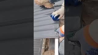 Installation process of glazed tiles for steel structure roofs [upl. by Bernat664]