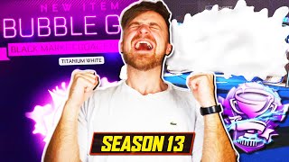 BIGGEST Season 13 Tournament Reward Opening  ROAD TO TITANIUM WHITE BUBBLE GUM IN ROCKET LEAGUE [upl. by Shela]