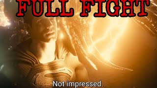 JUSTICE LEAGUE SNYDER CUT BLACK SUPERMAN VS STEPPENWOLF FINAL BATTLE  FULL FIGHT [upl. by Grata]