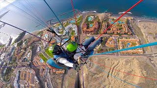 Tenerife Paragliding  Siklóernyőzés az óceán felett [upl. by Nairolf]