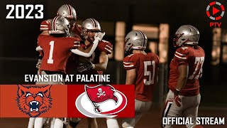 Evanston vs Palatine Varsity High School Football [upl. by Batha944]