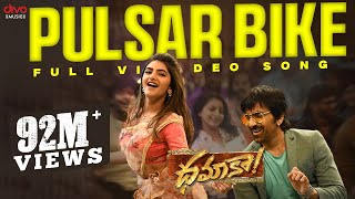 Pulsar Bike Full Video Song  Dhamaka  Ravi Teja  Sreeleela  Thrinadha Rao  Bheems Ceciroleo [upl. by Suirtimid163]