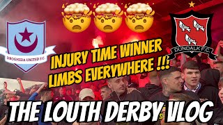 Drogheda United 21 Dundalk  INSANE LOUTH DERBY  MAYHEMLIMBSRED CARDSINJURY TIME WINNER 🤯 [upl. by Theona]