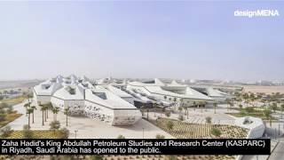 Zaha Hadids crystalline KAPSARC research centre opens to public [upl. by Doralynne508]