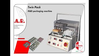 TWIN PACK BLISTERING MACHINE for LABORATORY PACKAGING [upl. by Nangatrad]