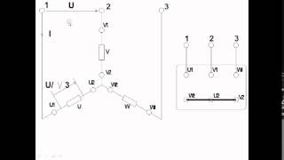 Moteur asynchrone 2 couplages [upl. by Rainwater]