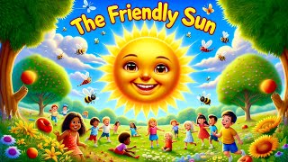 The Friendly Sun ☀️  Joyful Poem for Kids 🌈  Brighten Your Day 🌞 [upl. by Flavian]