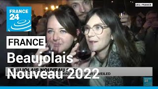 Beaujolais Nouveau 2022 Famous popular French red wine of the year unveiled • FRANCE 24 English [upl. by Shiroma]