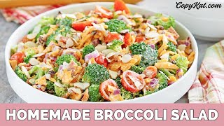 Homemade Broccoli Salad [upl. by Aenotna]