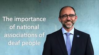 The Importance of National Associations of Deaf People [upl. by Aihsatsan]