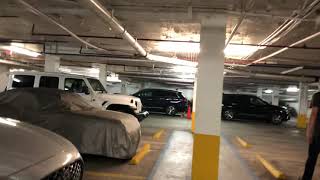 Champlain Tower South underground garage parking video of JULY 17 2020 condo collapse Surfside [upl. by Bej705]