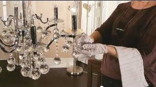 Easy Crystal Chandelier Cleaning Tips  Tips from Lamps Plus [upl. by Neelhtak]