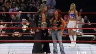 Edge WWE champion with Lita Womens champion entrance [upl. by Assirem]