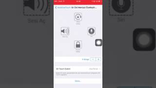 Iphone için assistive touch nasıl aktif edilir ve neler yapıla bilir [upl. by Cir]