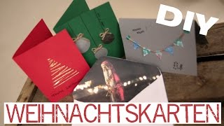 DIY Weihnachtskarten  kekulo [upl. by Iamhaj64]