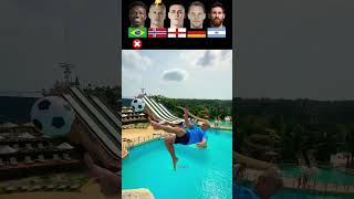 Messi VS Haaland VS Vinicius Jr VS Foden VS Neur  Water Football Challenge [upl. by Thomajan]