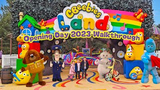 CBeebies Land 2023 Opening Day Virtual Tour at Alton Towers March 2023 4K [upl. by Bridgid]