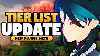 44 TIER LIST UPDATE XIANYUN amp GAMING PLUNGING META  Genshin Impact [upl. by Lednek]