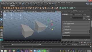 Maya 2016 tutorial  How to instance geometry in Maya [upl. by Tiebout345]