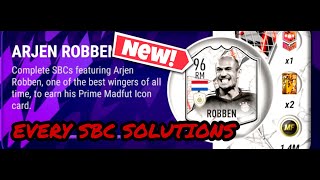 EVERY ROBBEN MADFUT ICON SBCSOLUTION [upl. by Hickey382]